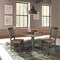 International Concepts Round 36 in Rd Top Pedestal Table, 2 San Remo Chairs, Hickory/Washed Coal, 36 in W, 36 in L, Wood K45-36RT-27B-C10-2 - alternate 3
